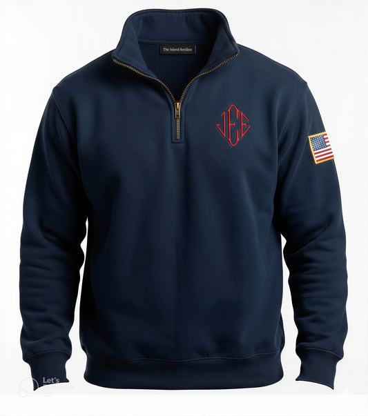 The Island Archive Quarter-Zip